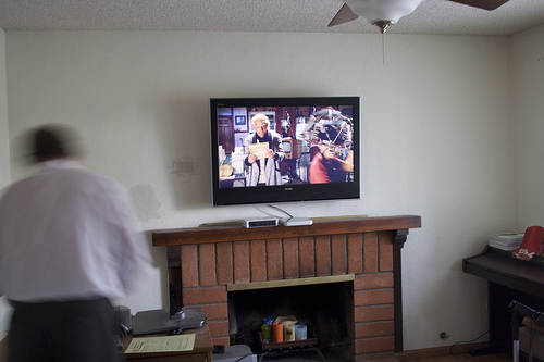 Ideas de chimeneas con el televisor colocado encima | eHow en Español